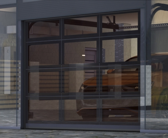 Панорамные ворота Алютех AluPro в Ипатово