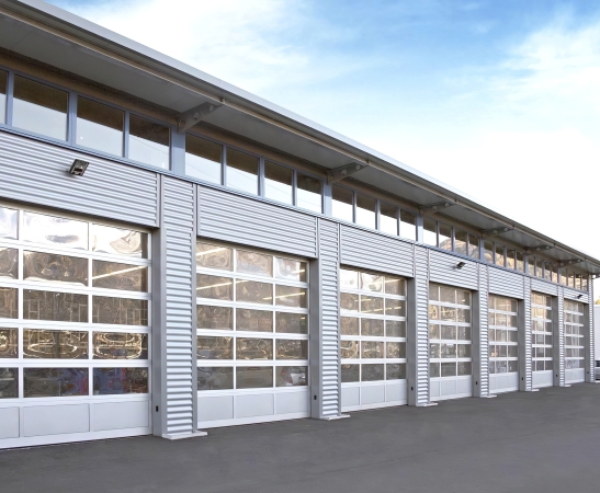 Панорамные ворота в Ипатово