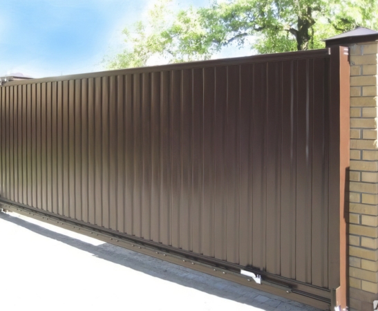 Ворота из профнастила в Ипатово