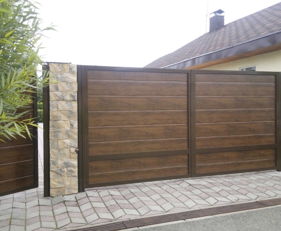 Распашные ворота в Ипатово