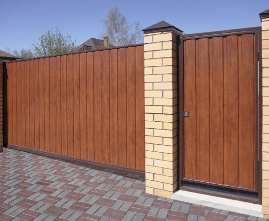 Ворота из металлического сайдинга в Ипатово