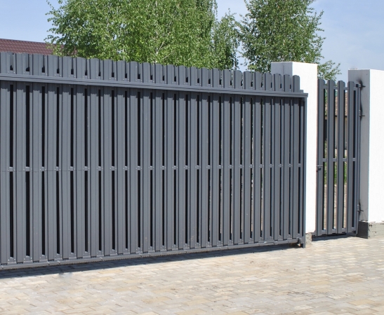 Ворота из штакетника в Ипатово